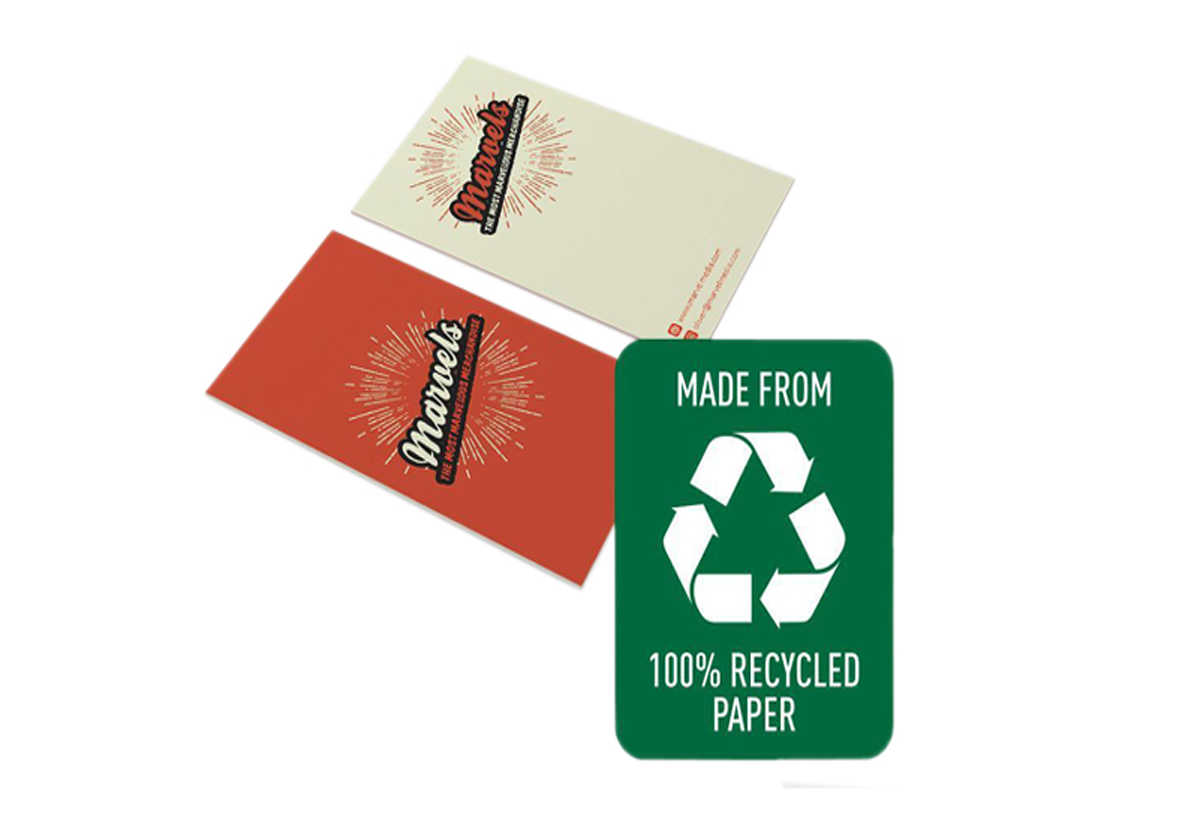 Backing card printing Backing card printing